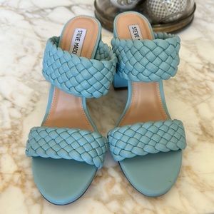 Steve Madden size 10 block heel slides